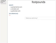 Tablet Screenshot of footpounds.com